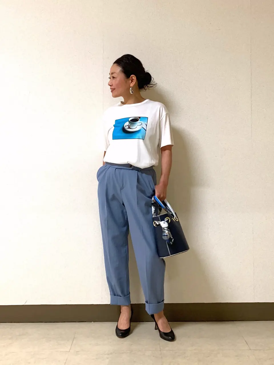 自由区 坂本 コーディネート画像