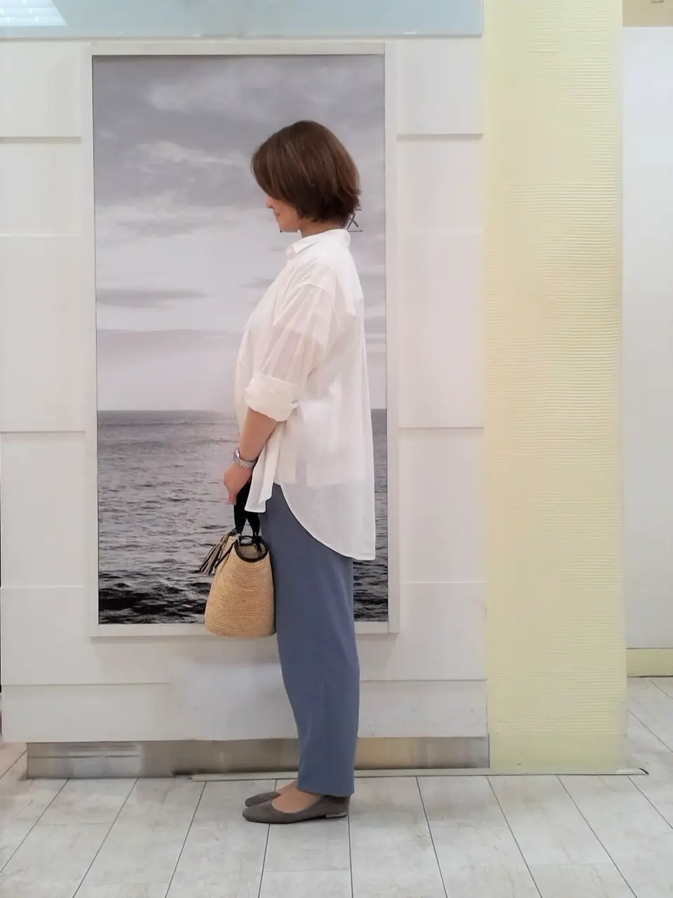 自由区 中鉢 コーディネート画像