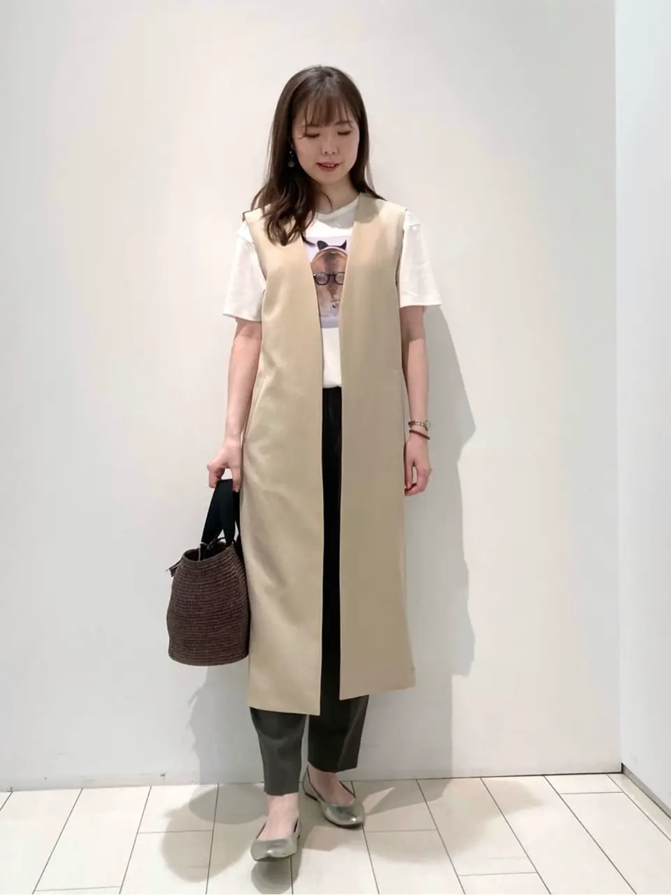  檀 コーディネート画像