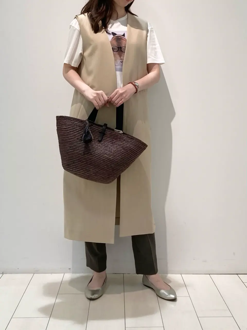 自由区 檀 コーディネート画像