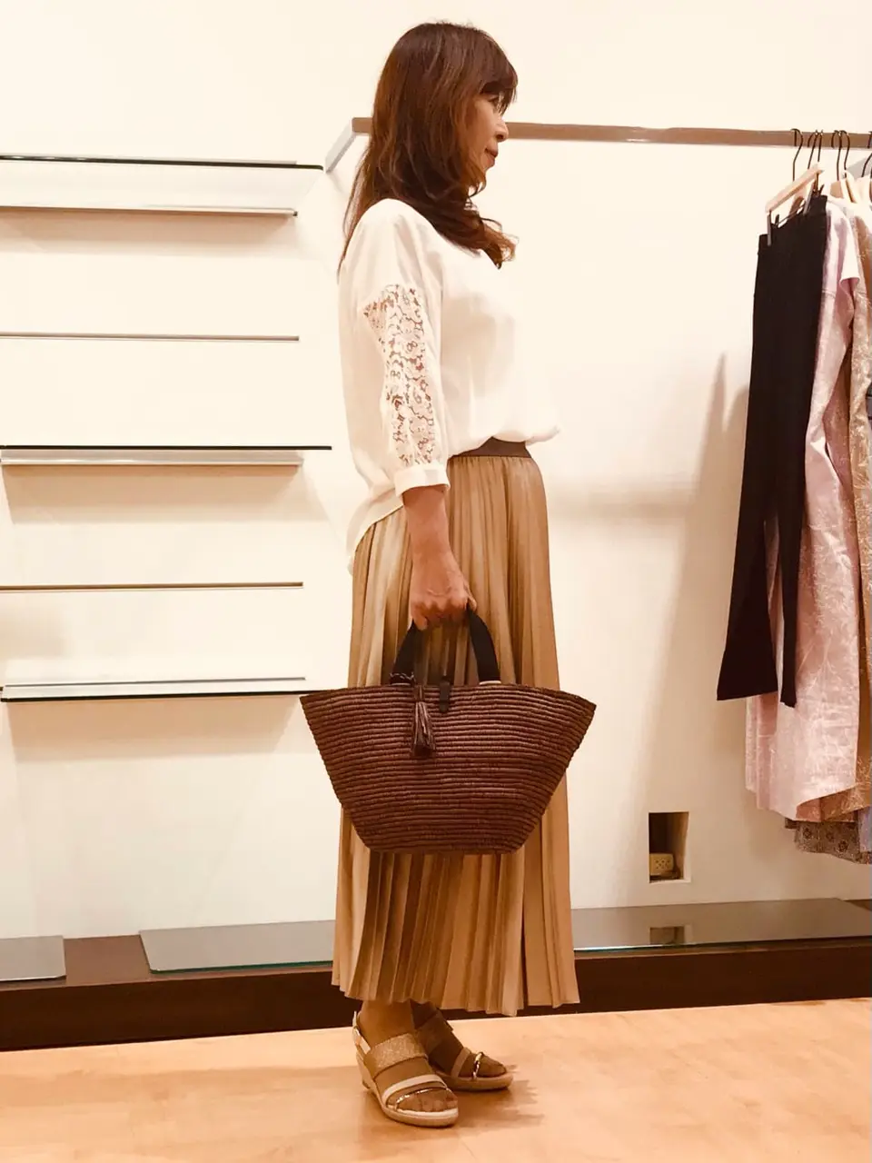 自由区 菊池 コーディネート画像