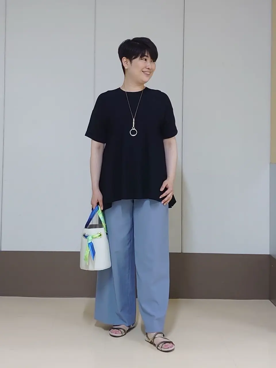 自由区 田中 コーディネート画像