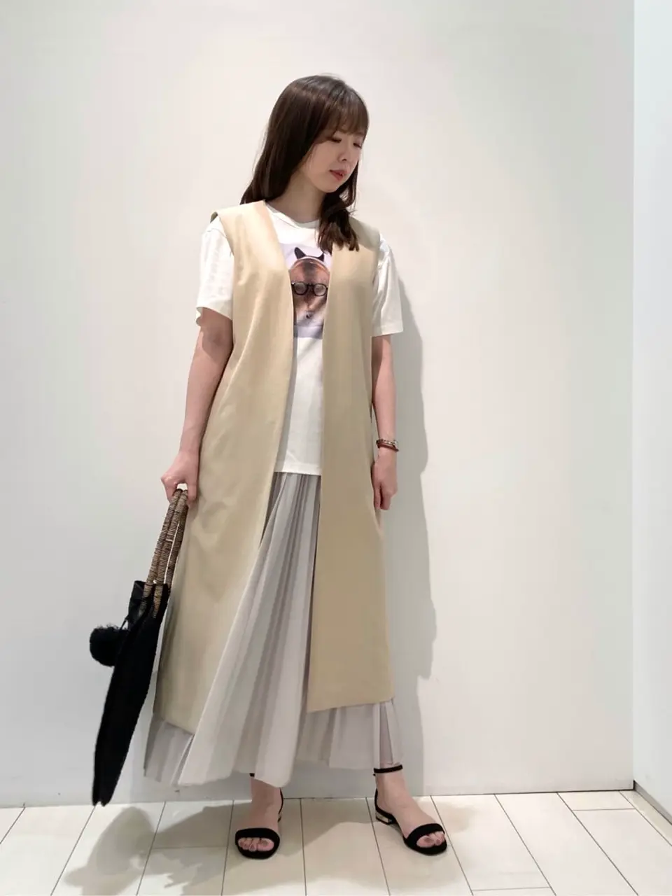  檀 コーディネート画像