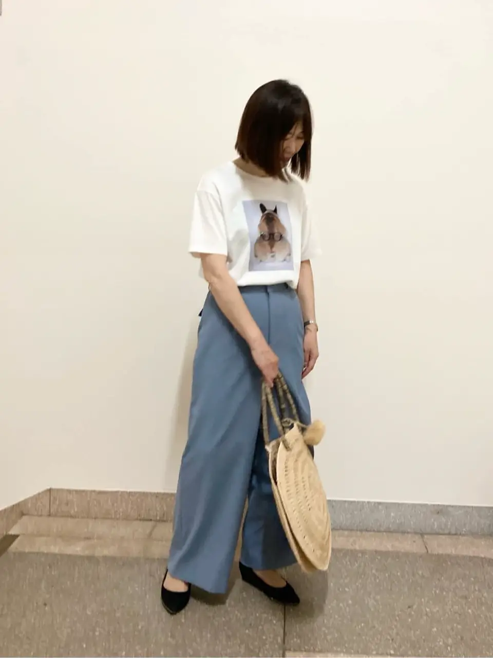 自由区 阿部 コーディネート画像