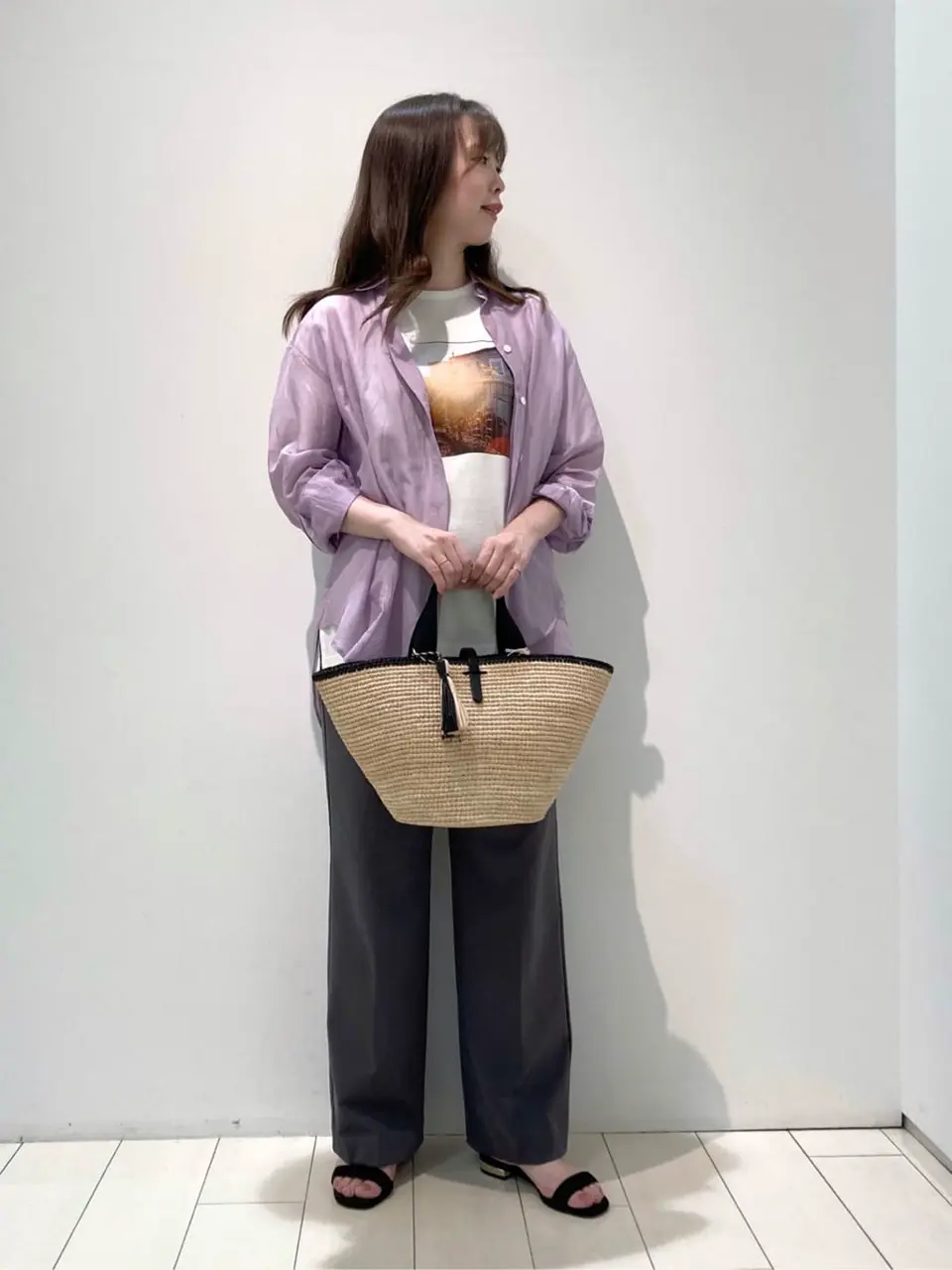  檀 コーディネート画像