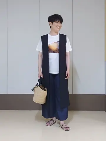 自由区 田中 コーディネート画像