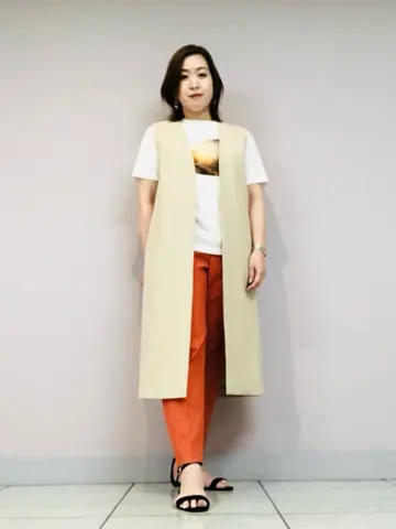 自由区 上島 コーディネート画像