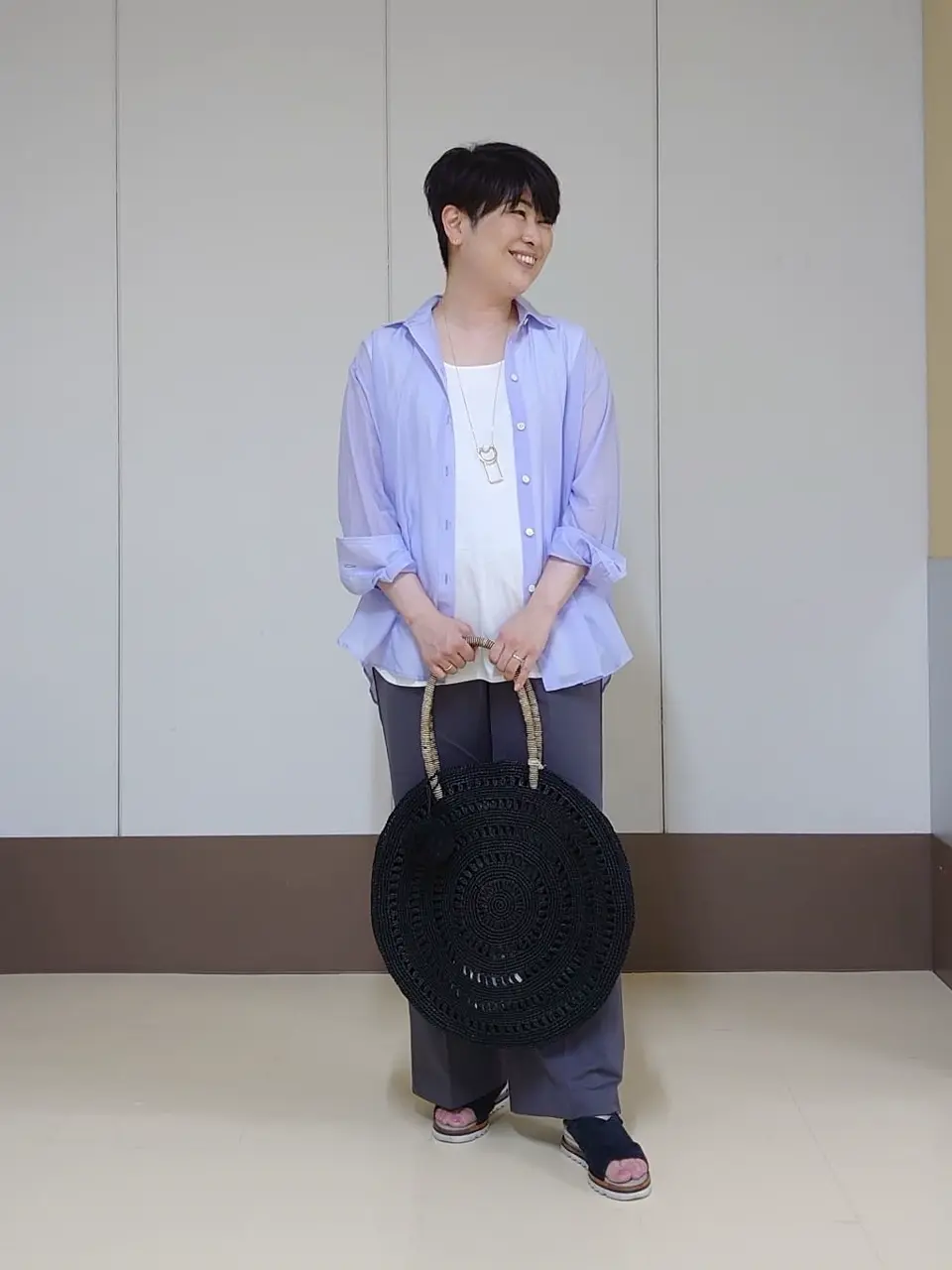 自由区 田中 コーディネート画像