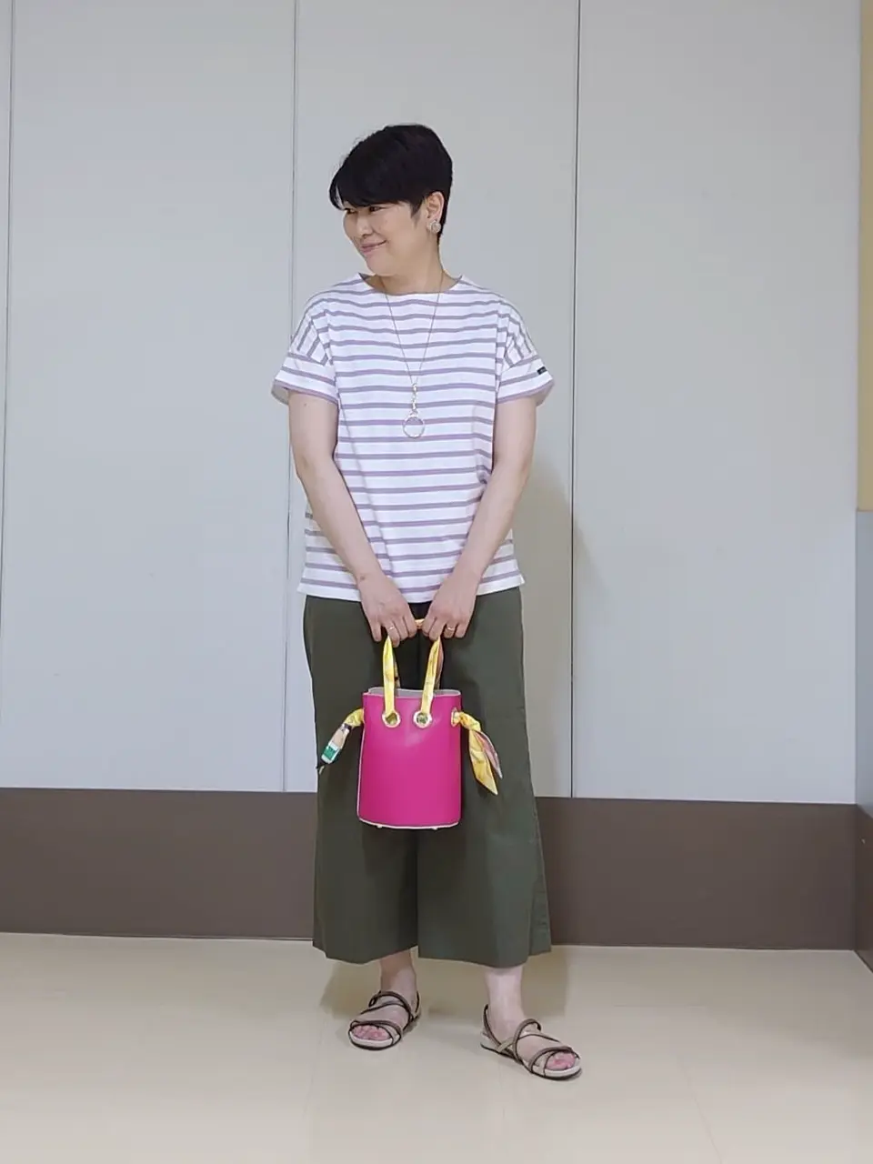 自由区 田中 コーディネート画像