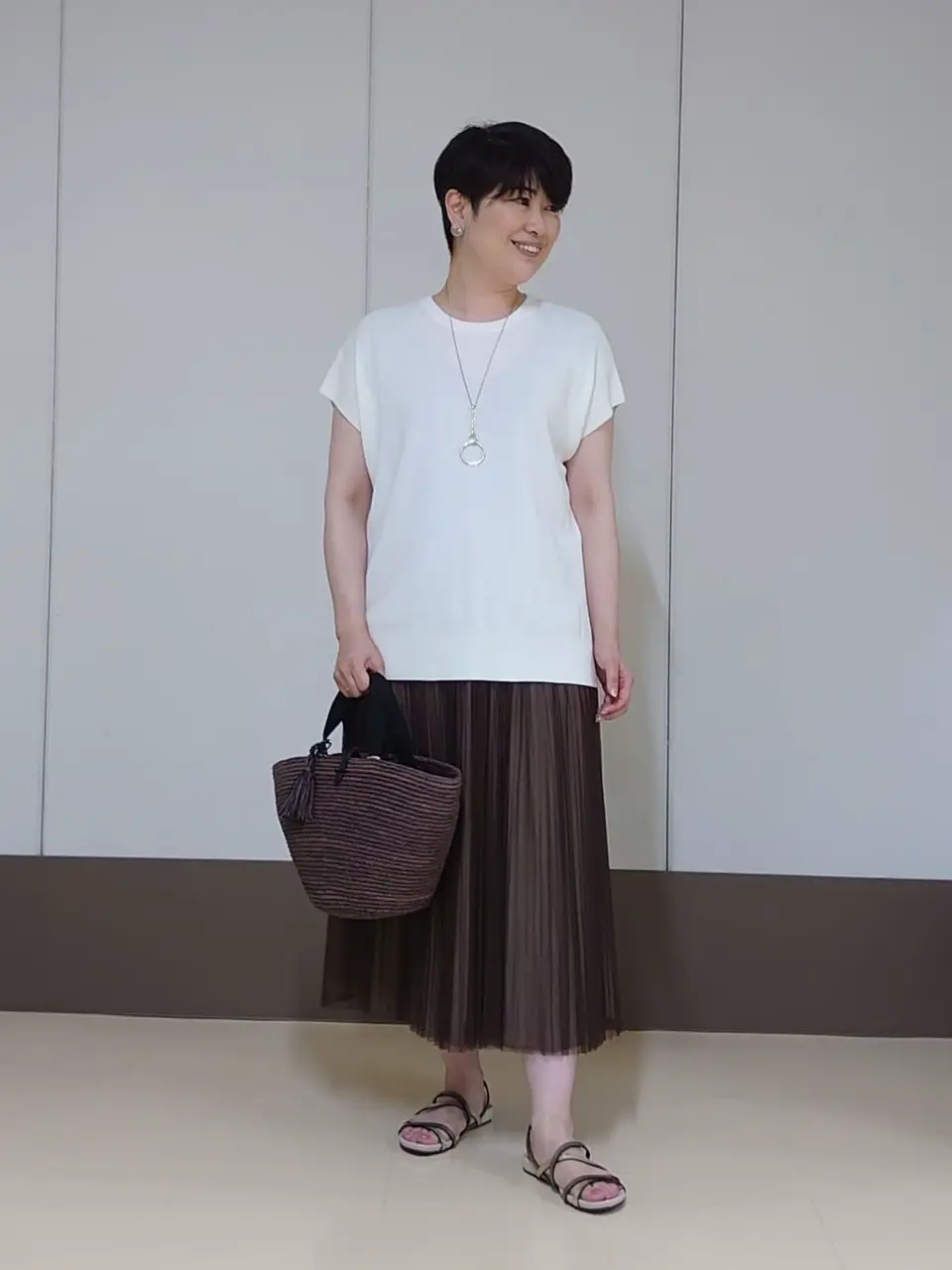 自由区 田中 コーディネート画像