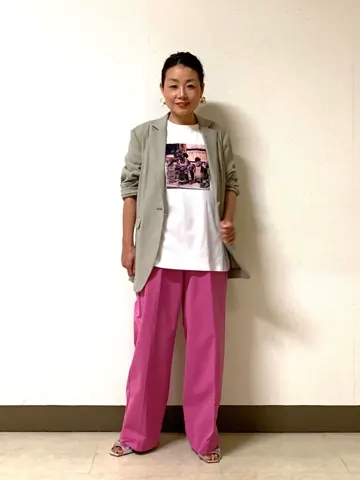 自由区 坂本 コーディネート画像