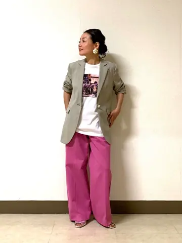 自由区 坂本 コーディネート画像