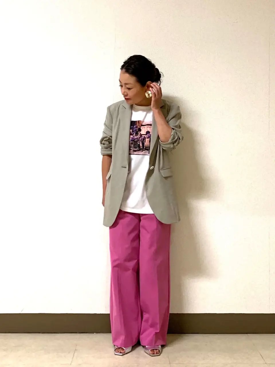 自由区 坂本 コーディネート画像