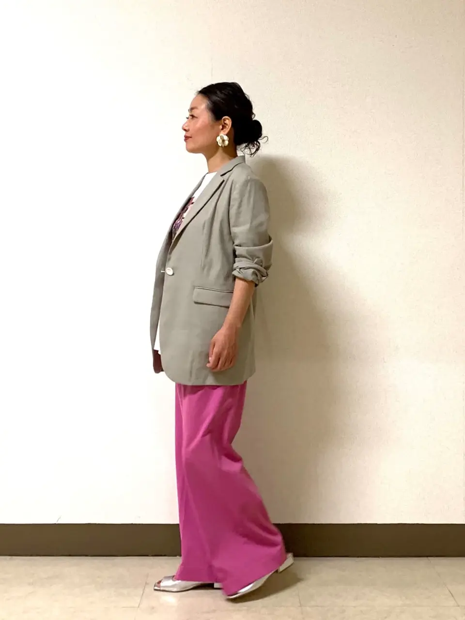 自由区 坂本 コーディネート画像