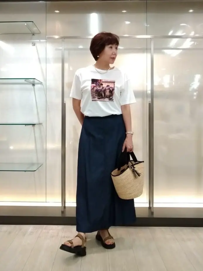 自由区 鶴田 コーディネート画像