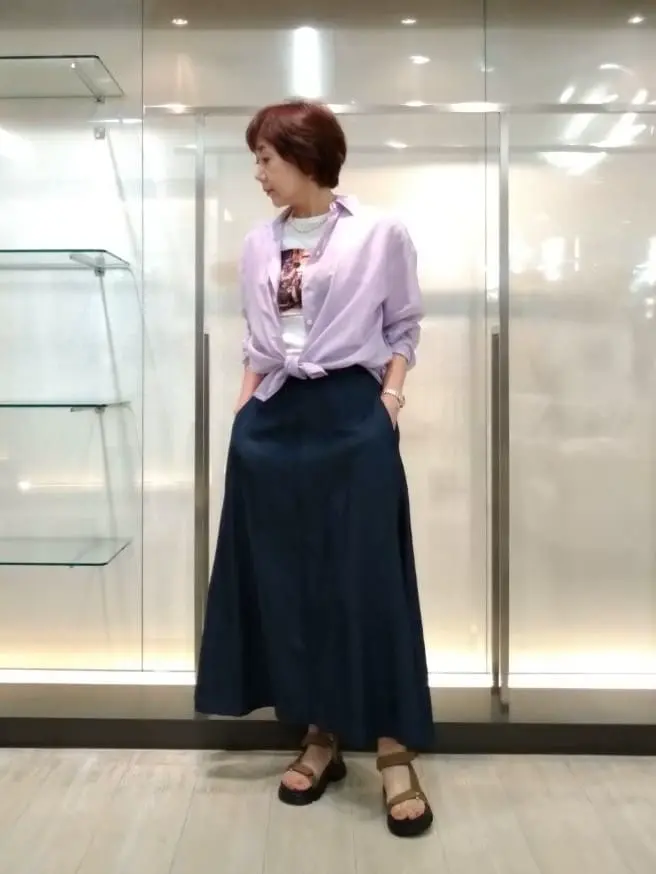 自由区 鶴田 コーディネート画像