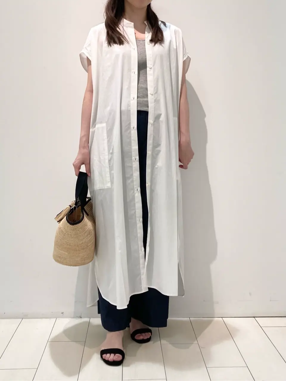 自由区 檀 コーディネート画像