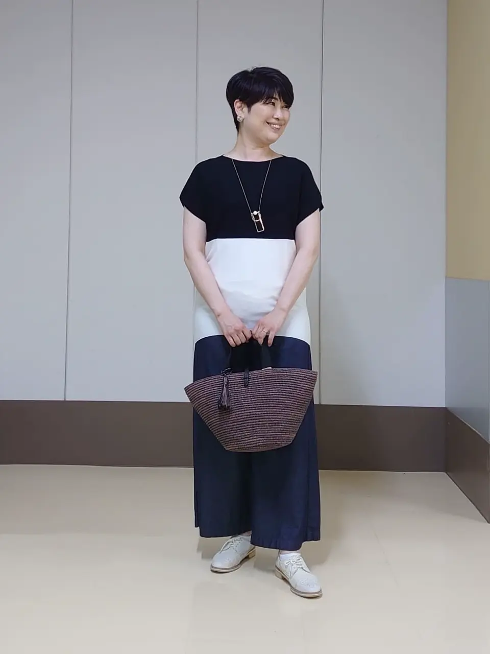 自由区 田中 コーディネート画像