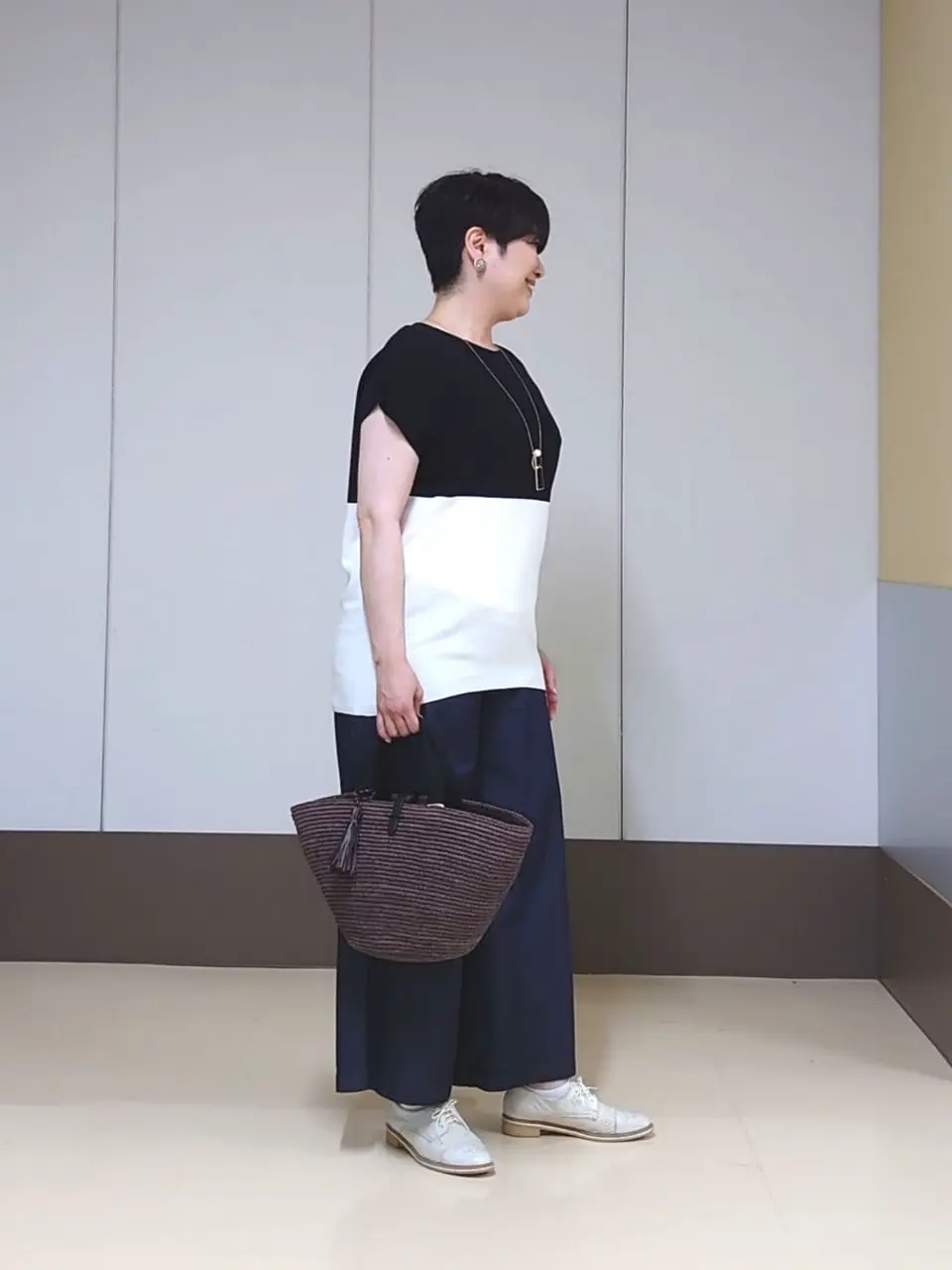 自由区 田中 コーディネート画像