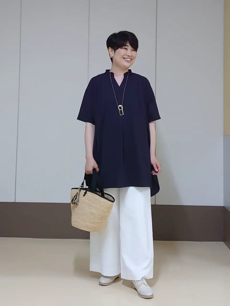 自由区 田中 コーディネート画像