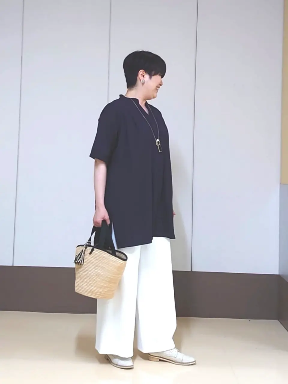 自由区 田中 コーディネート画像