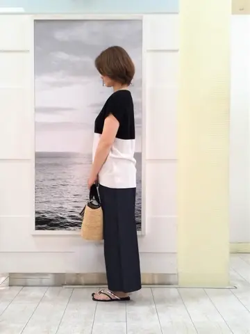 自由区 中鉢 コーディネート画像