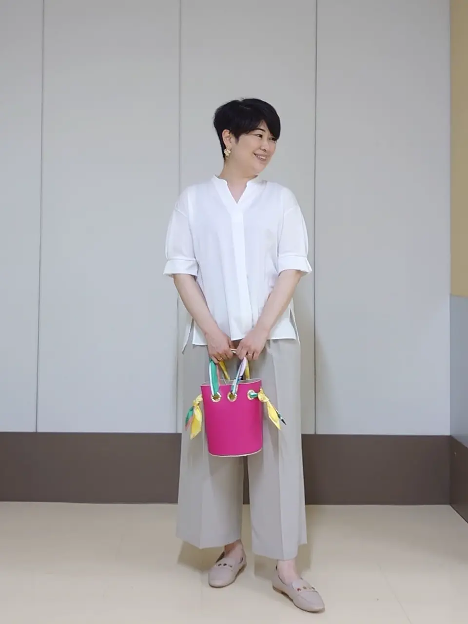 自由区 田中 コーディネート画像