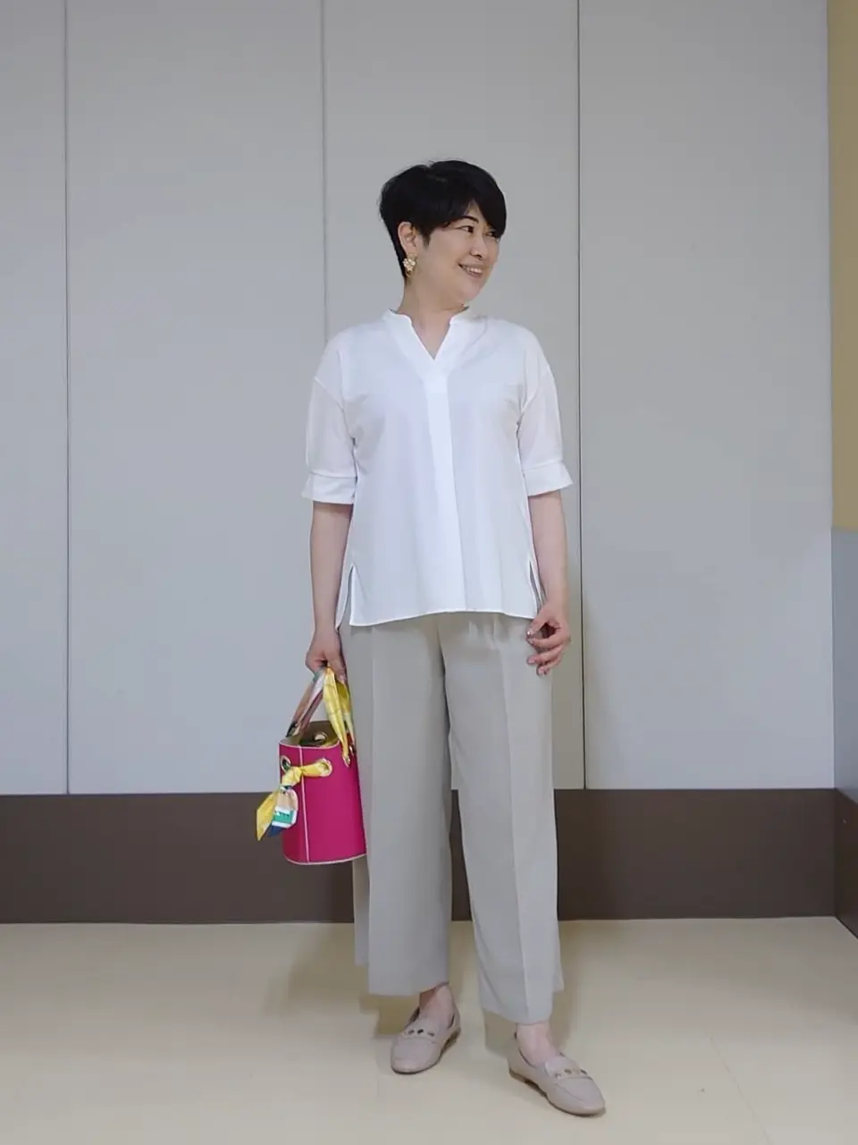 自由区 田中 コーディネート画像