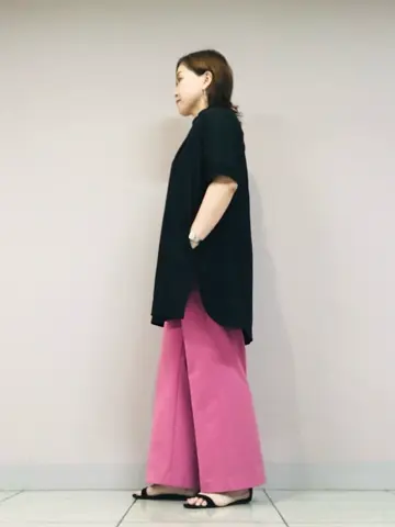 自由区 上島 コーディネート画像