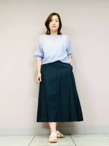 自由区 上島 コーディネート画像