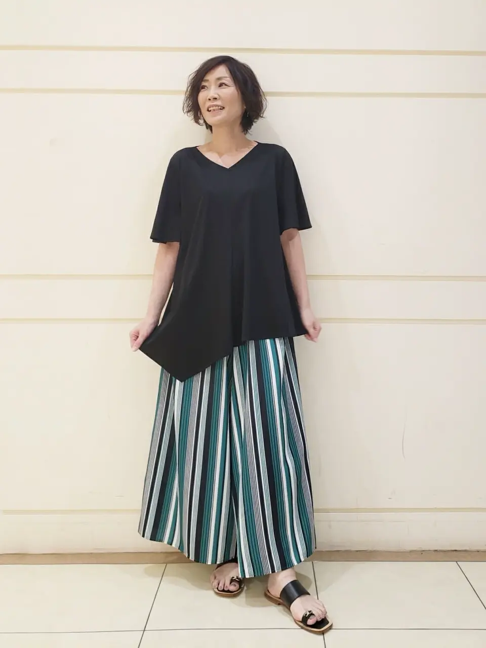 自由区 maruri コーディネート画像