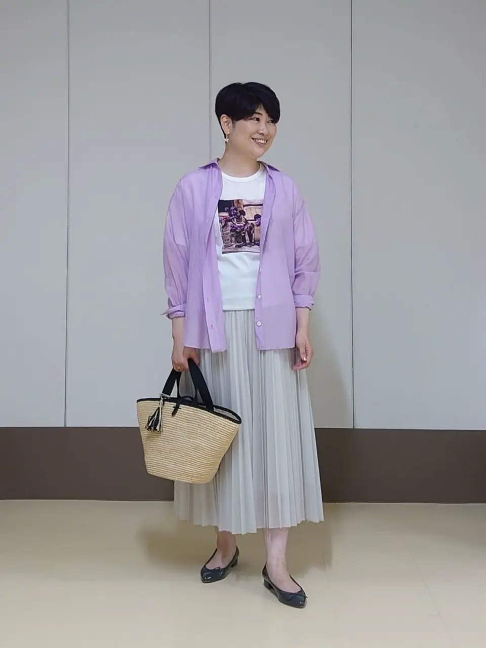 自由区 田中 コーディネート画像