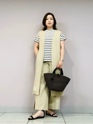 自由区 上島 コーディネート画像