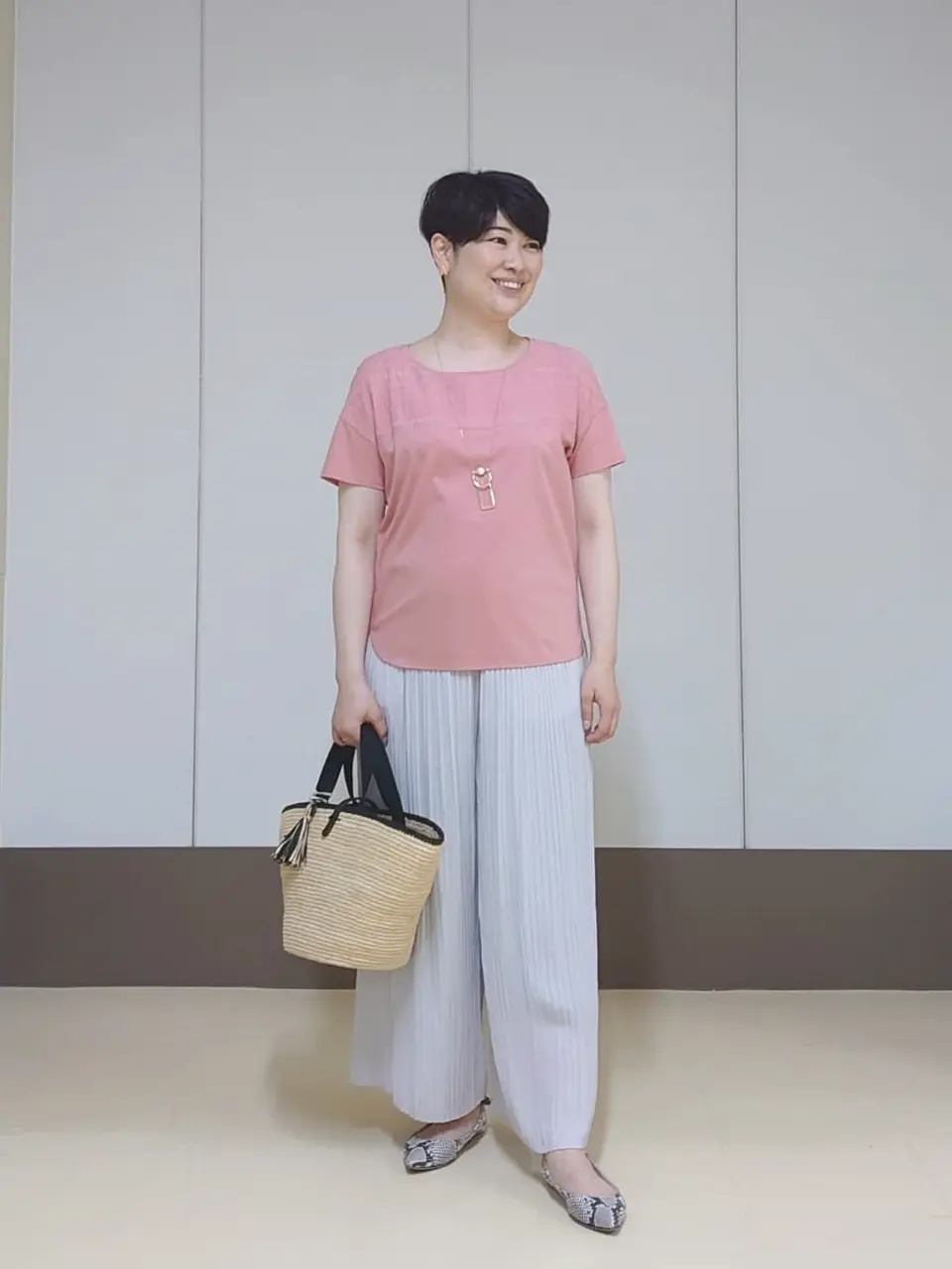 自由区 田中 コーディネート画像