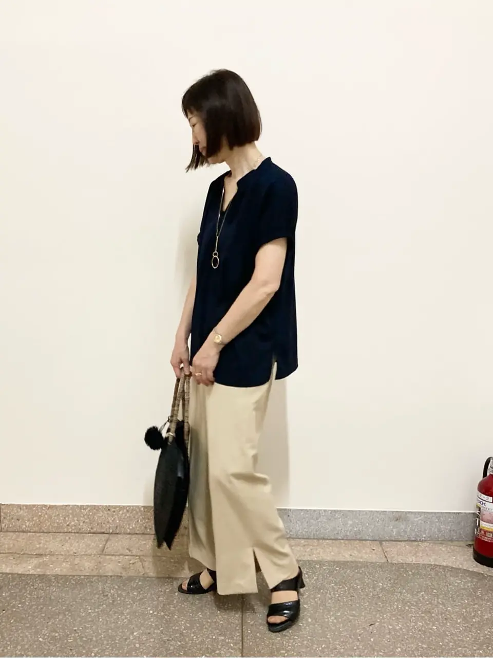 自由区 阿部 コーディネート画像