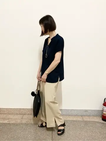 自由区 阿部 コーディネート画像