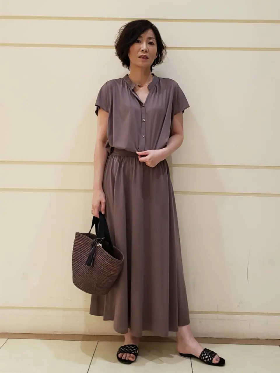 自由区 maruri コーディネート画像