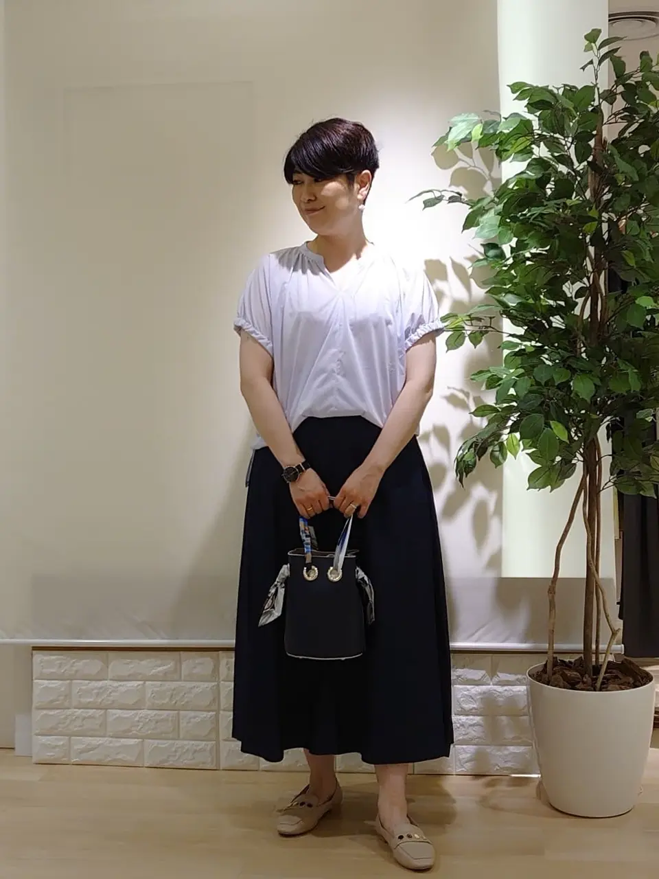 自由区 田中 コーディネート画像