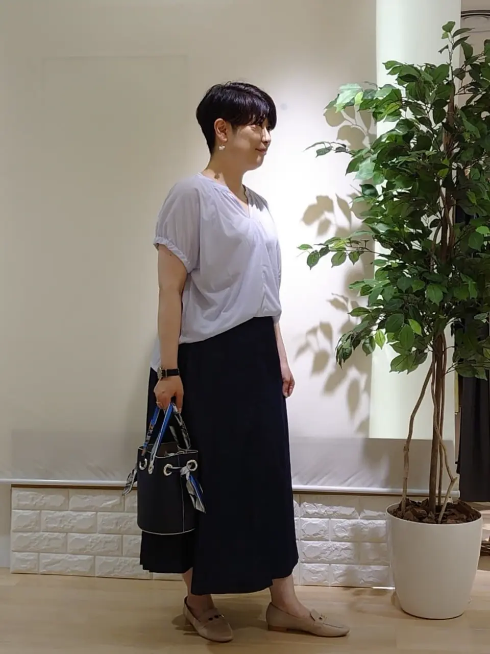 自由区 田中 コーディネート画像