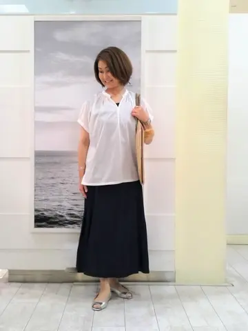 自由区 中鉢 コーディネート画像