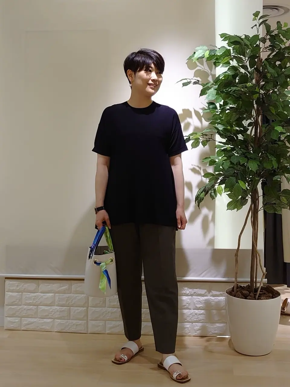 自由区 田中 コーディネート画像