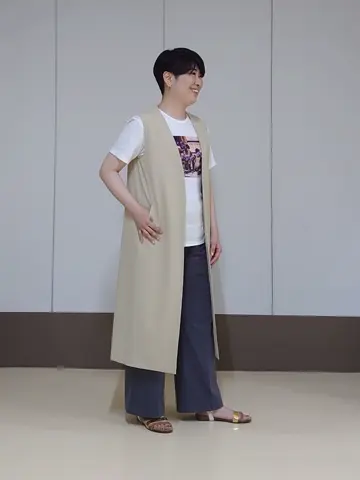 自由区 田中 コーディネート画像