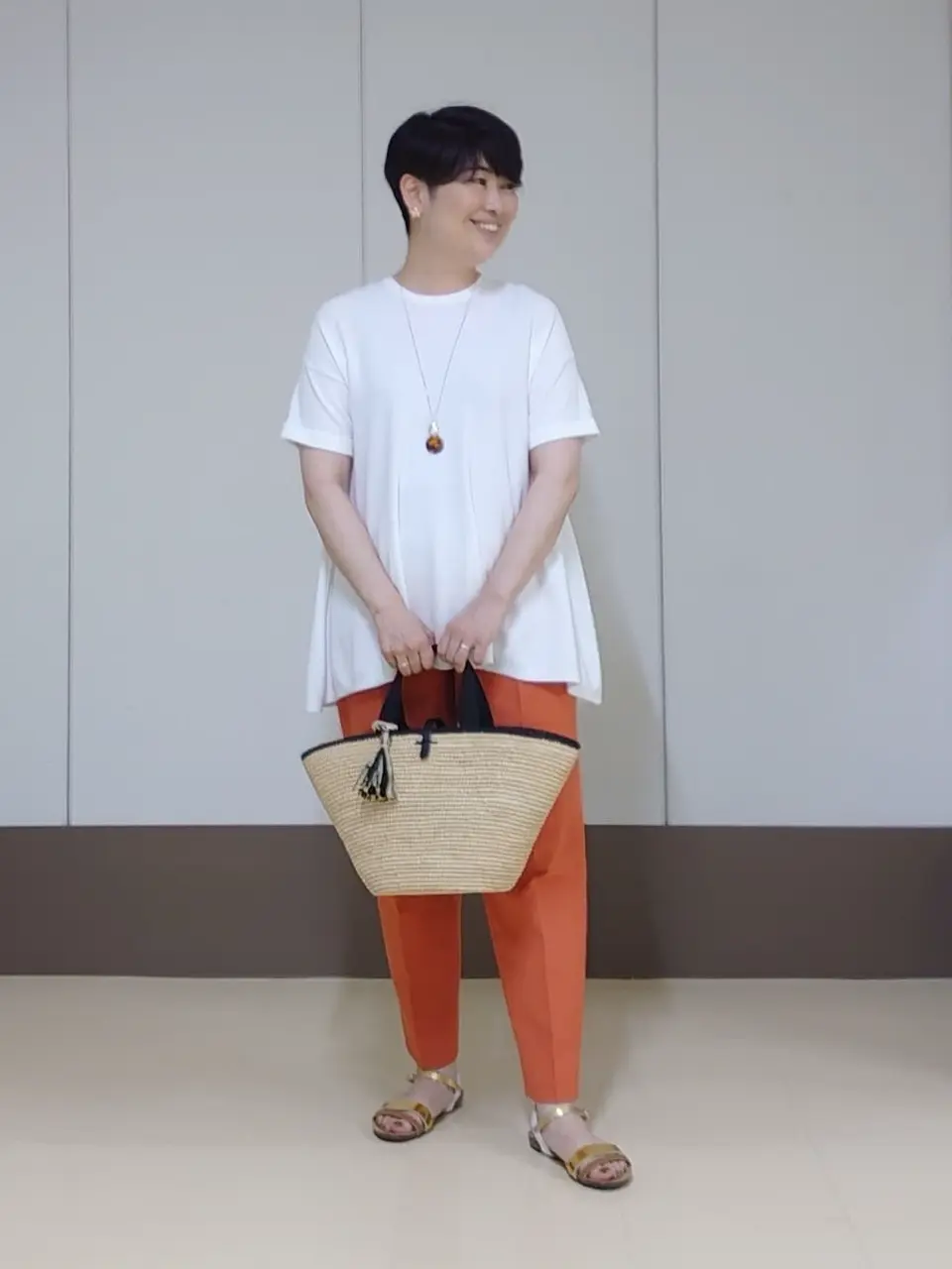 自由区 田中 コーディネート画像