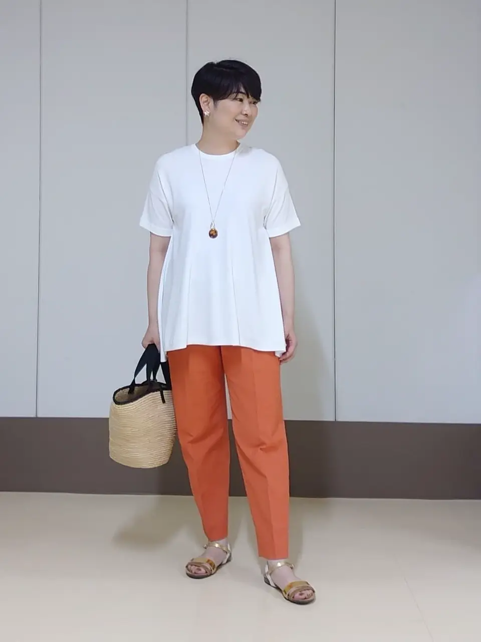 自由区 田中 コーディネート画像