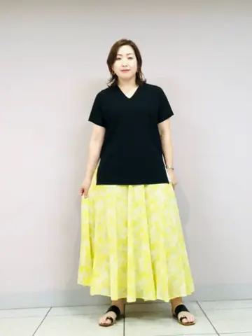 自由区 上島 コーディネート画像