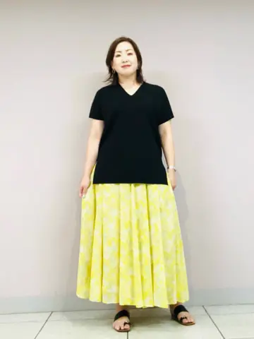 自由区 上島 コーディネート画像