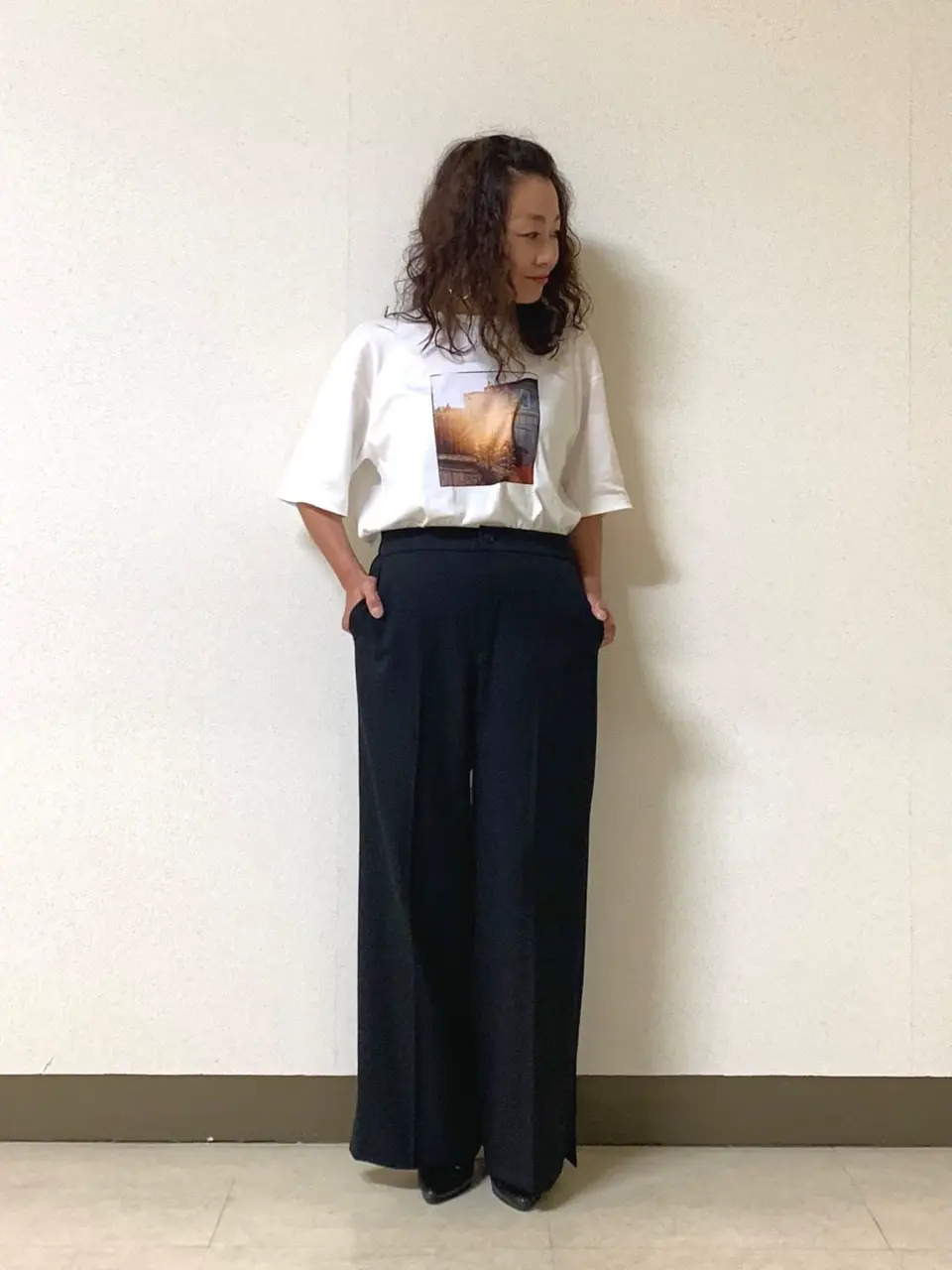 自由区 坂本 コーディネート画像