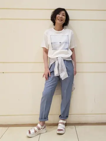 自由区 maruri コーディネート画像