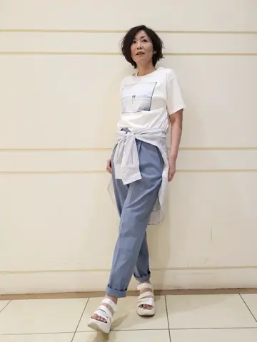 自由区 maruri コーディネート画像