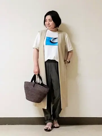 自由区 宇野 コーディネート画像